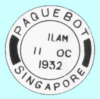 Paquebot -  Singapore  Jeanne 257